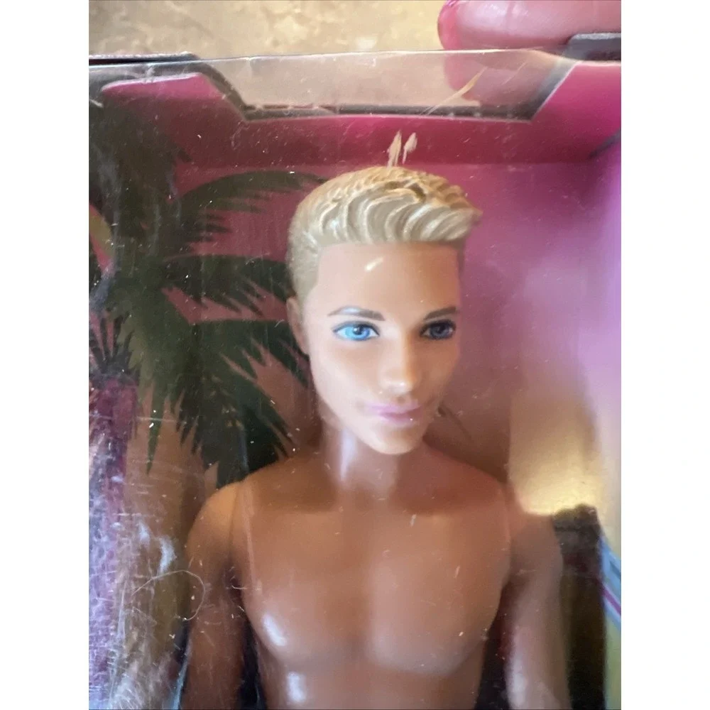 2013 Barbie Beach‎ Ken Doll Blond Hair Mattel